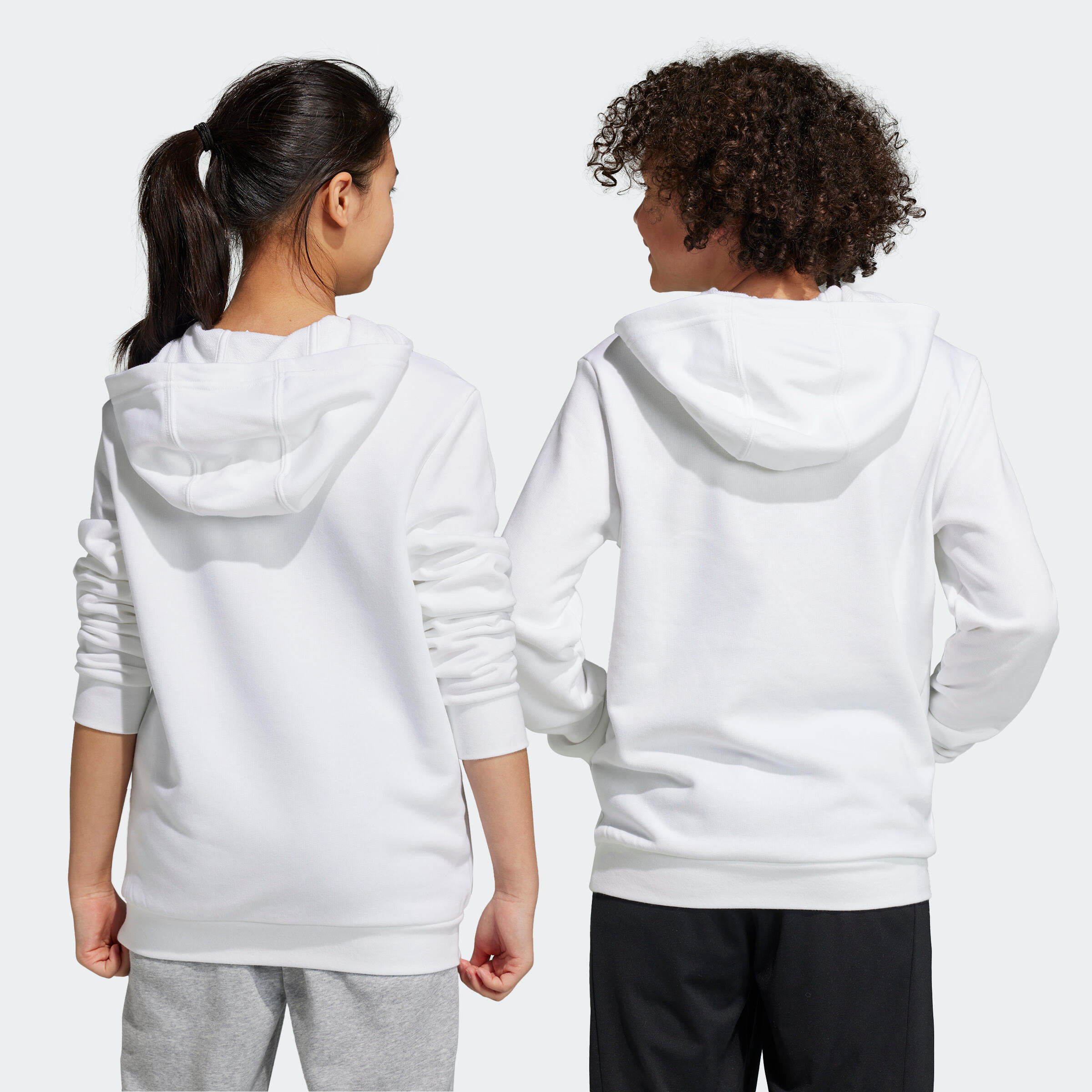 Sweat shirt a capuche adidas enfant blanc ADIDAS Decathlon