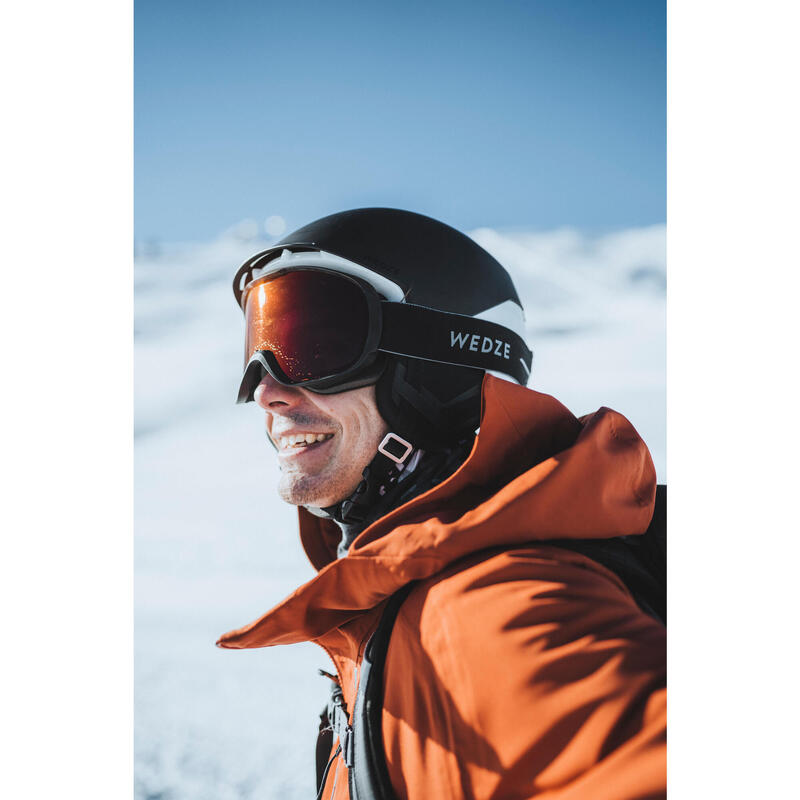 Freeride skihelm voor volwassenen FR 900 MIPS zwart wit