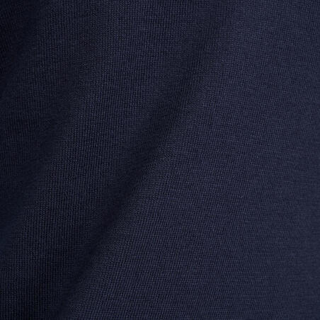 Пуловер жіночий MW100 для гольфу з V-подібним вирізом темно-синій