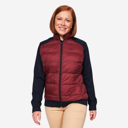 Doudoune Hybride de golf Femme, CW900 Violet & bleu