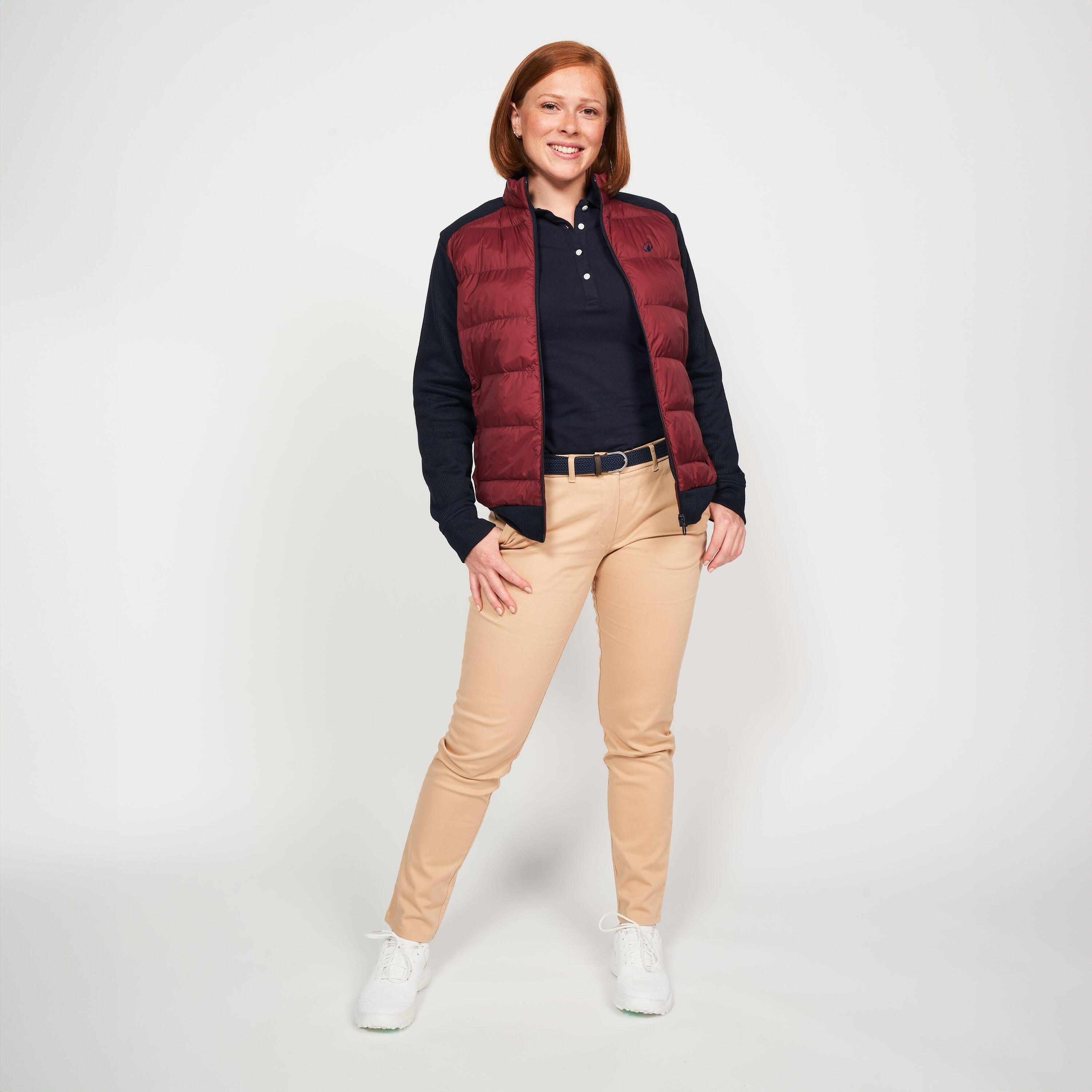 Hybride jas voor golf dames CW900 blauw bordeaux 2/7