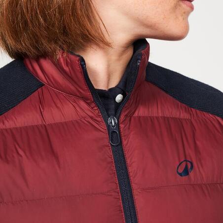 Куртка жіноча CW900 для гольфу бордова/синя