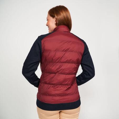Куртка жіноча CW900 для гольфу бордова/синя