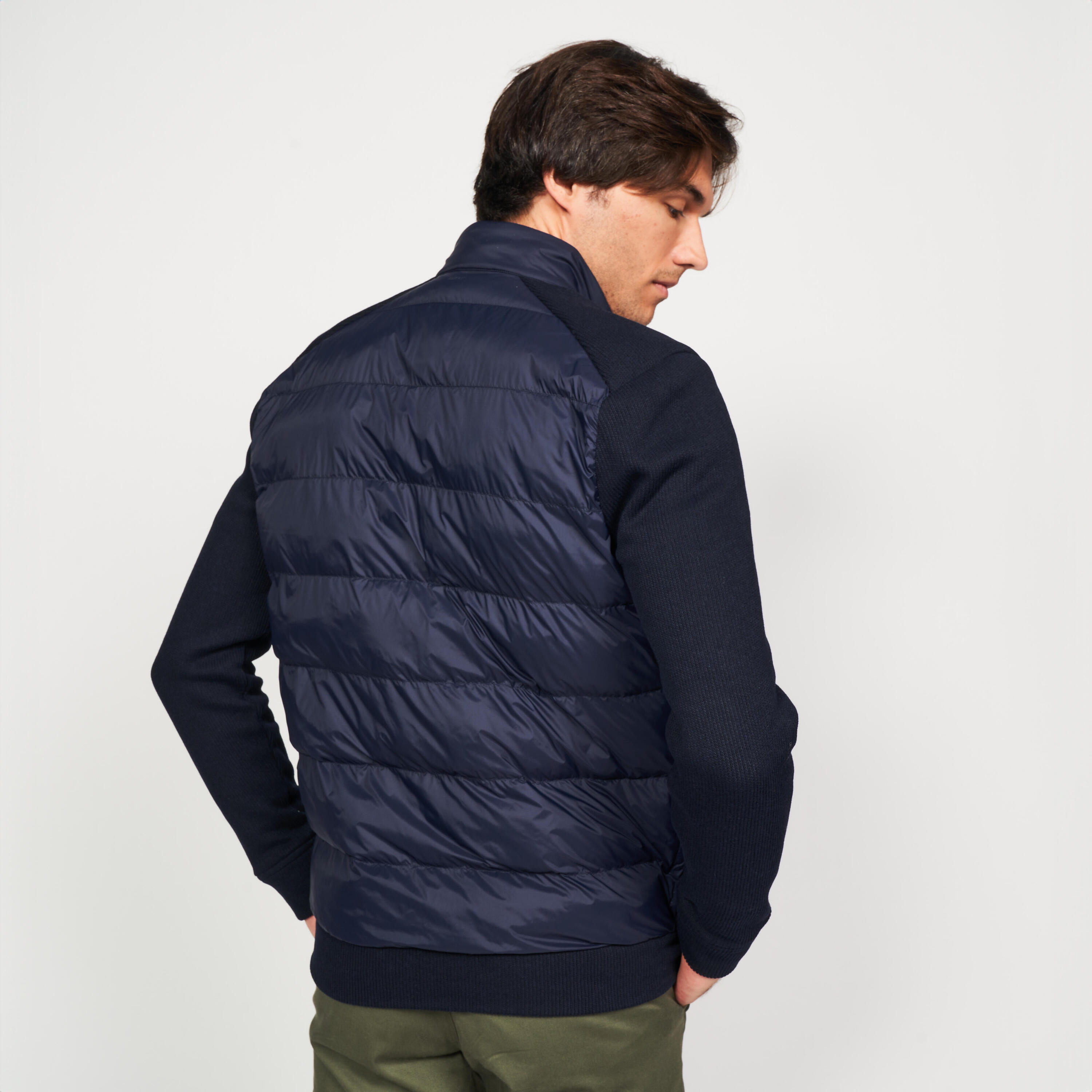Hybride jas voor golf heren CW900 marineblauw 4/7