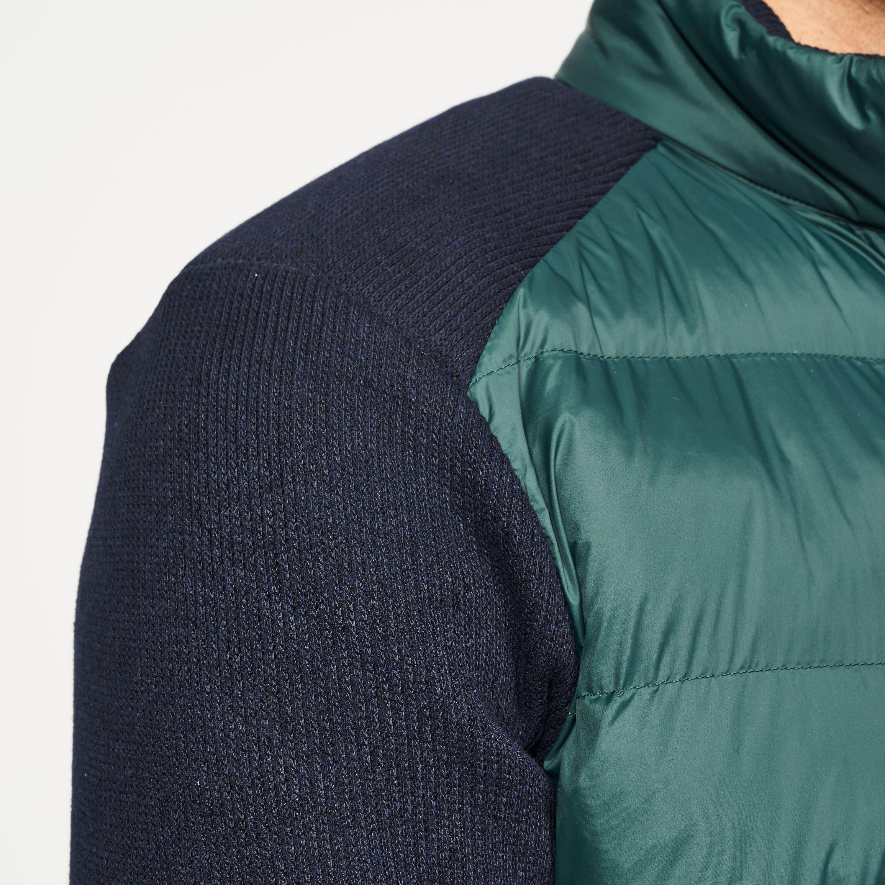 Veste Hybride de golf Homme, CW900 bleu & vert 7/11