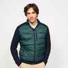 Men's golf hybrid insulated jacket, CW900 blue & green