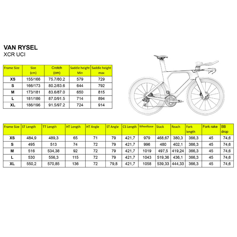 Bicicleta contrarreloj XCR UCI Ultegra Di2 Carbono Bruto