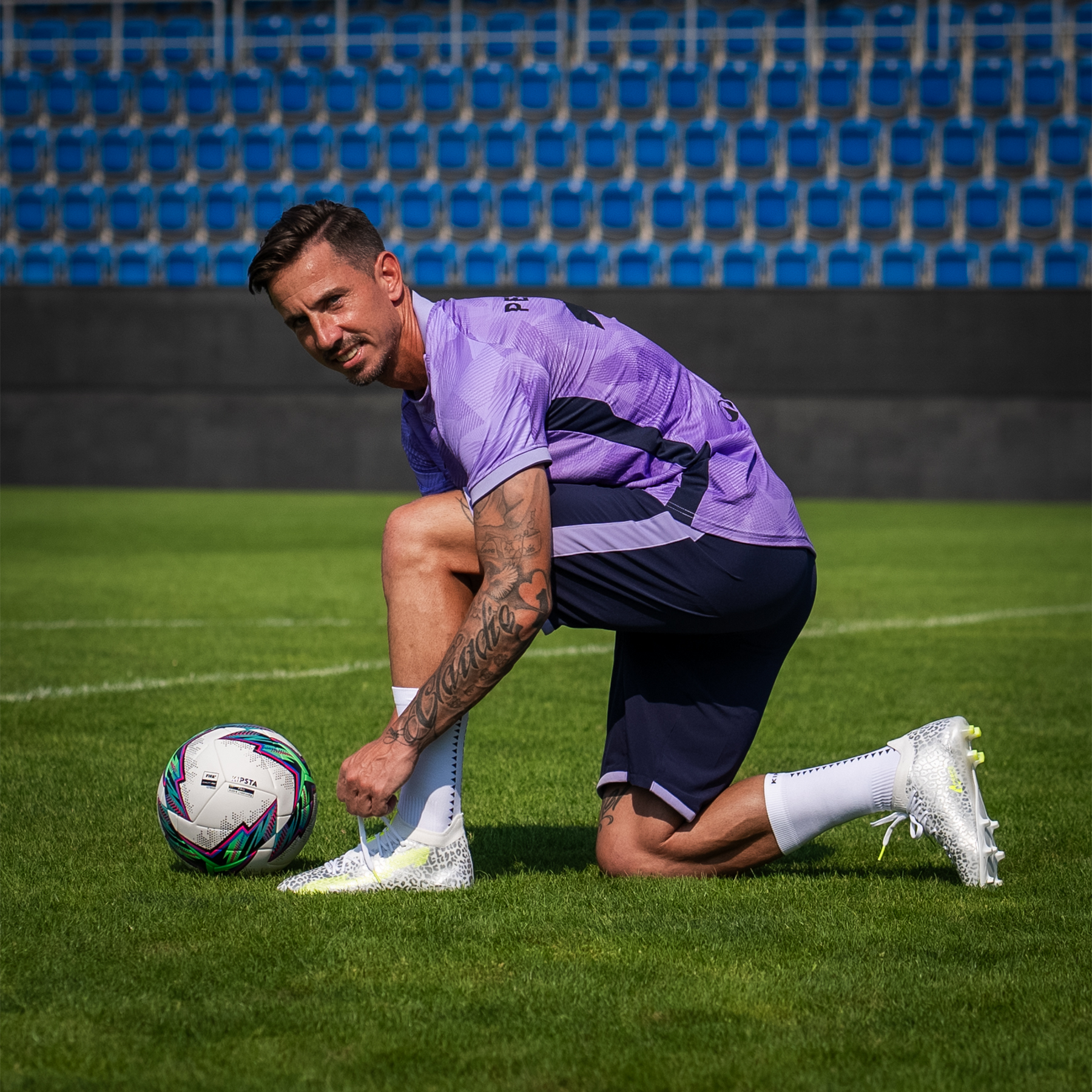 Kipsta voetbalschoenen met voetballer