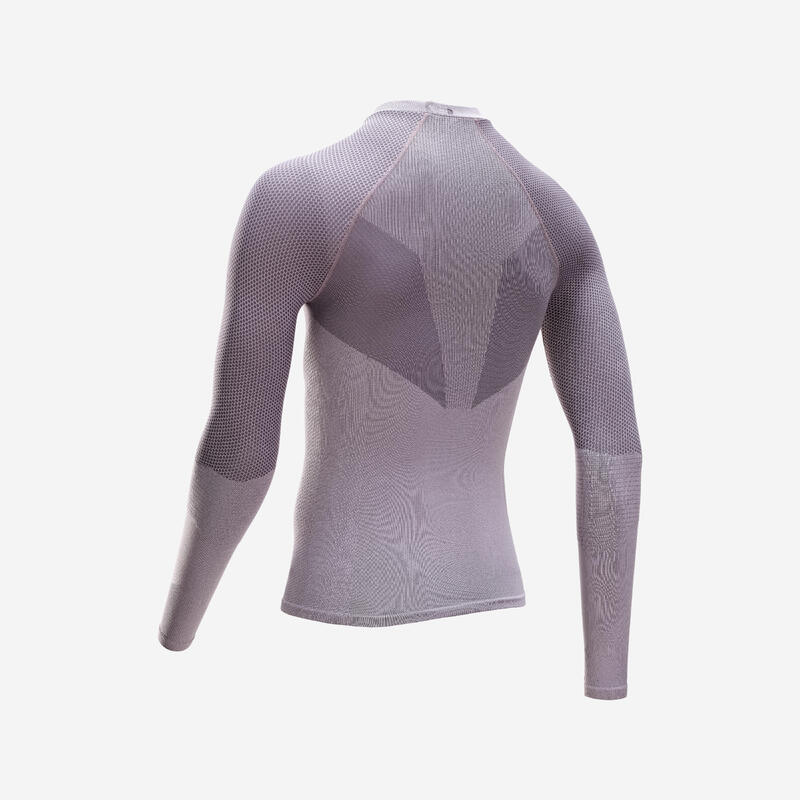 Maglia termica ciclismo uomo TRAINING lilla