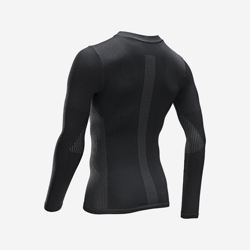 Maglia termica manica lunga ciclismo uomo RACER 2 grigia