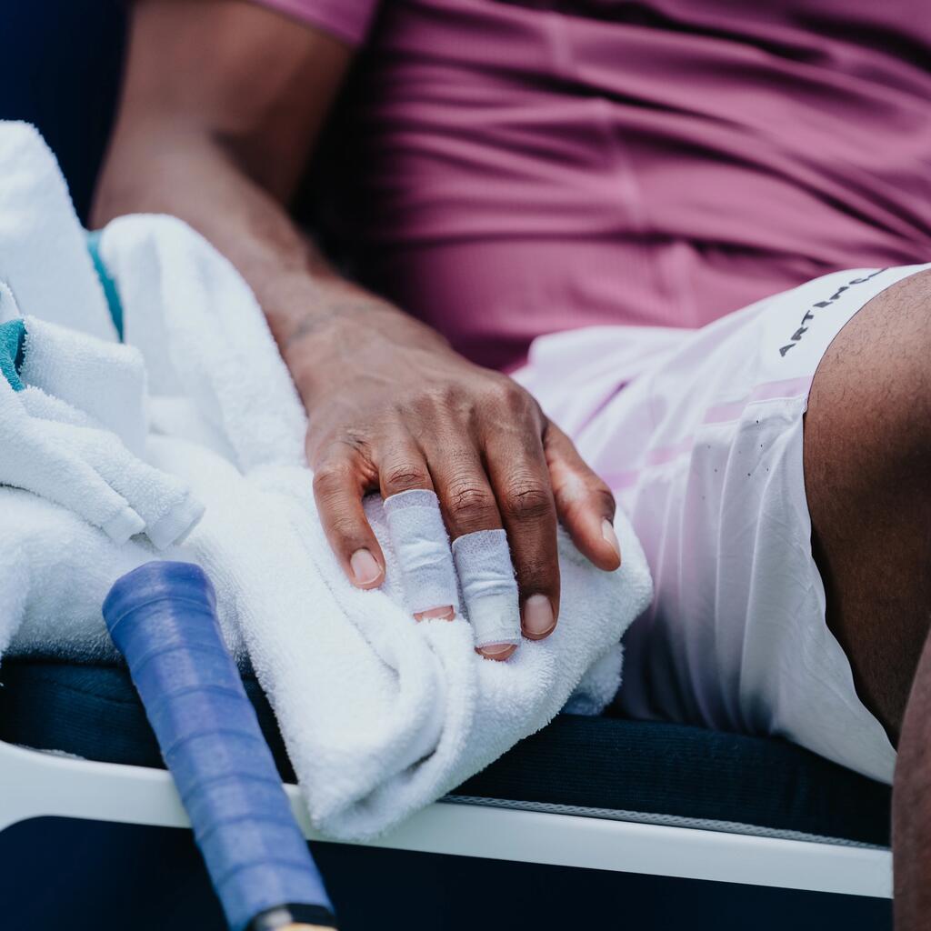 МЪЖКИ ДИШАЩИ ШОРТИ ЗА ТЕНИС DRY+ GAËL MONFILS, ЛИЛАВИ