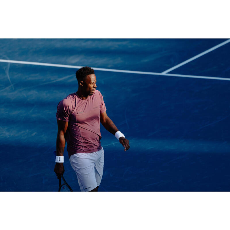 Short de tennis Homme respirant - Artengo Dry+ Violet Gaël Monfils