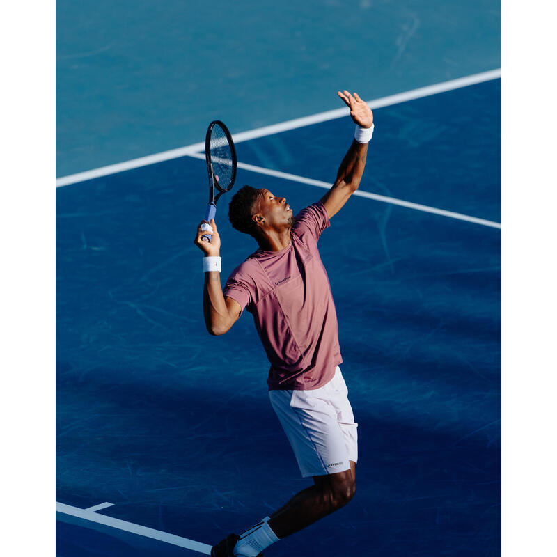 Short de tennis Homme respirant - Artengo Dry+ Violet Gaël Monfils