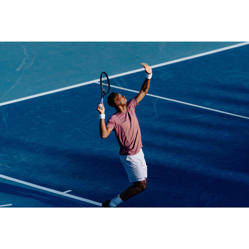 Short de tennis Homme respirant - Artengo Dry+ Violet Gaël Monfils