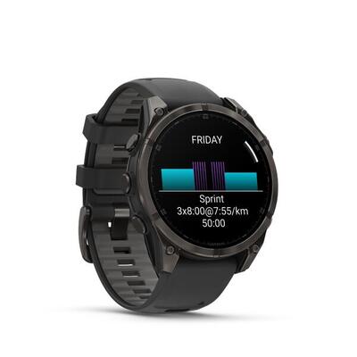 Smartwatch z GPS multisportowy Garmin Fēnix® 8 Titan Amoled DLC 47 mm