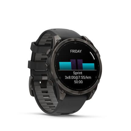 Smartwatch z GPS multisportowy Garmin Fēnix® 8 Titan Amoled DLC 47 mm
