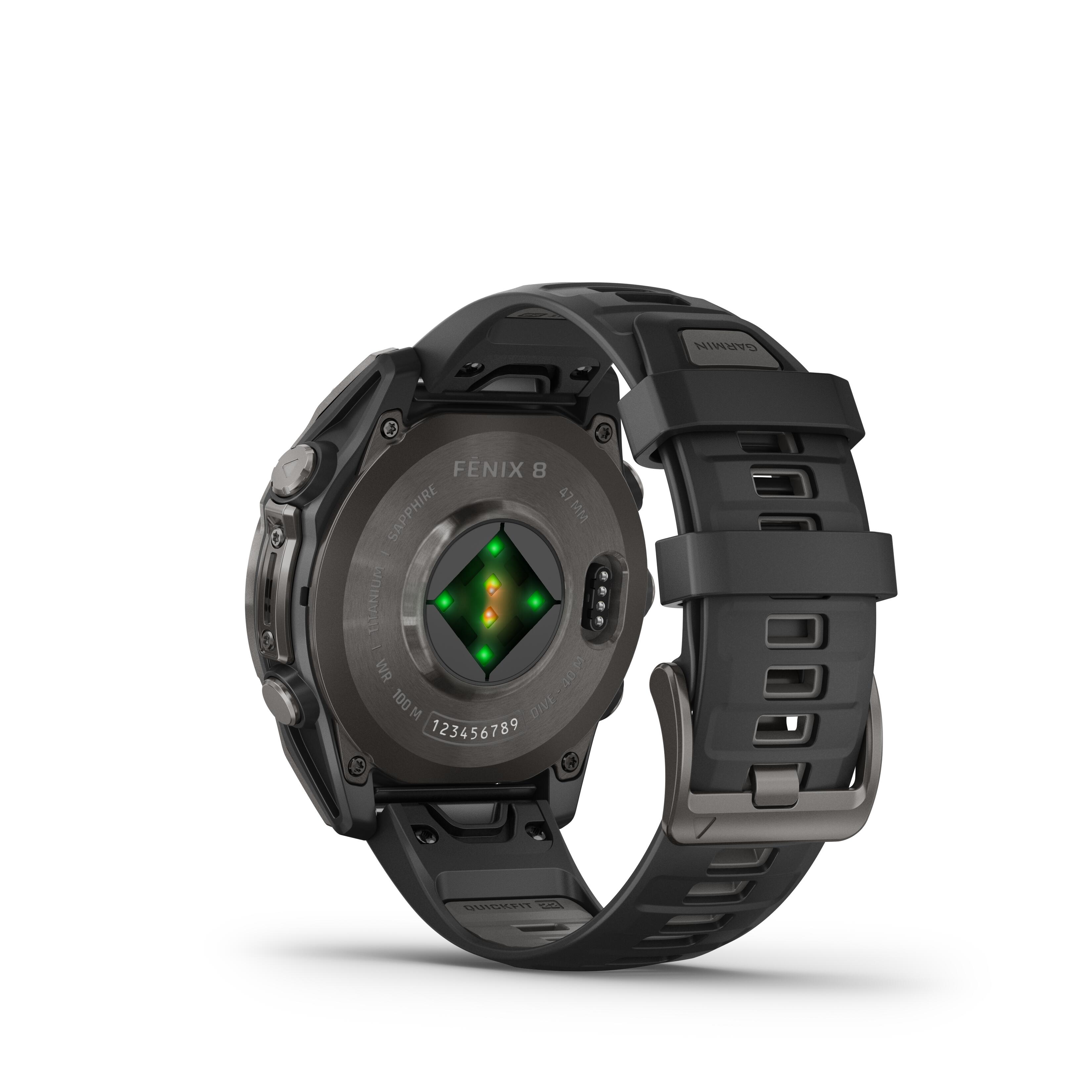 FENIX 8 BLACK SAPPHIRE TITANIO CARBONO - Decathlon
