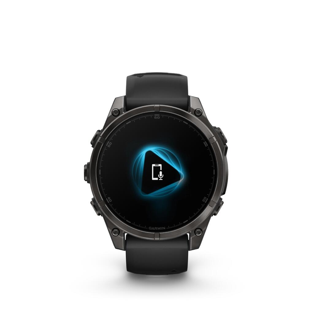 Smartwatch GPS Multisport mit Amoled Touchscreen Fénix 8 schwarz 