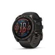 Ceas Smartwatch AMOLED Sapphire Titane Carbon Gray DLC 47mm, Fēnix® 8 Negru