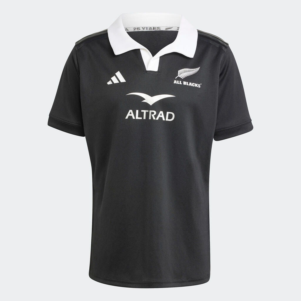 Täiskasvanute ragbisärk All Blacks Replica New Zealans 2024, must