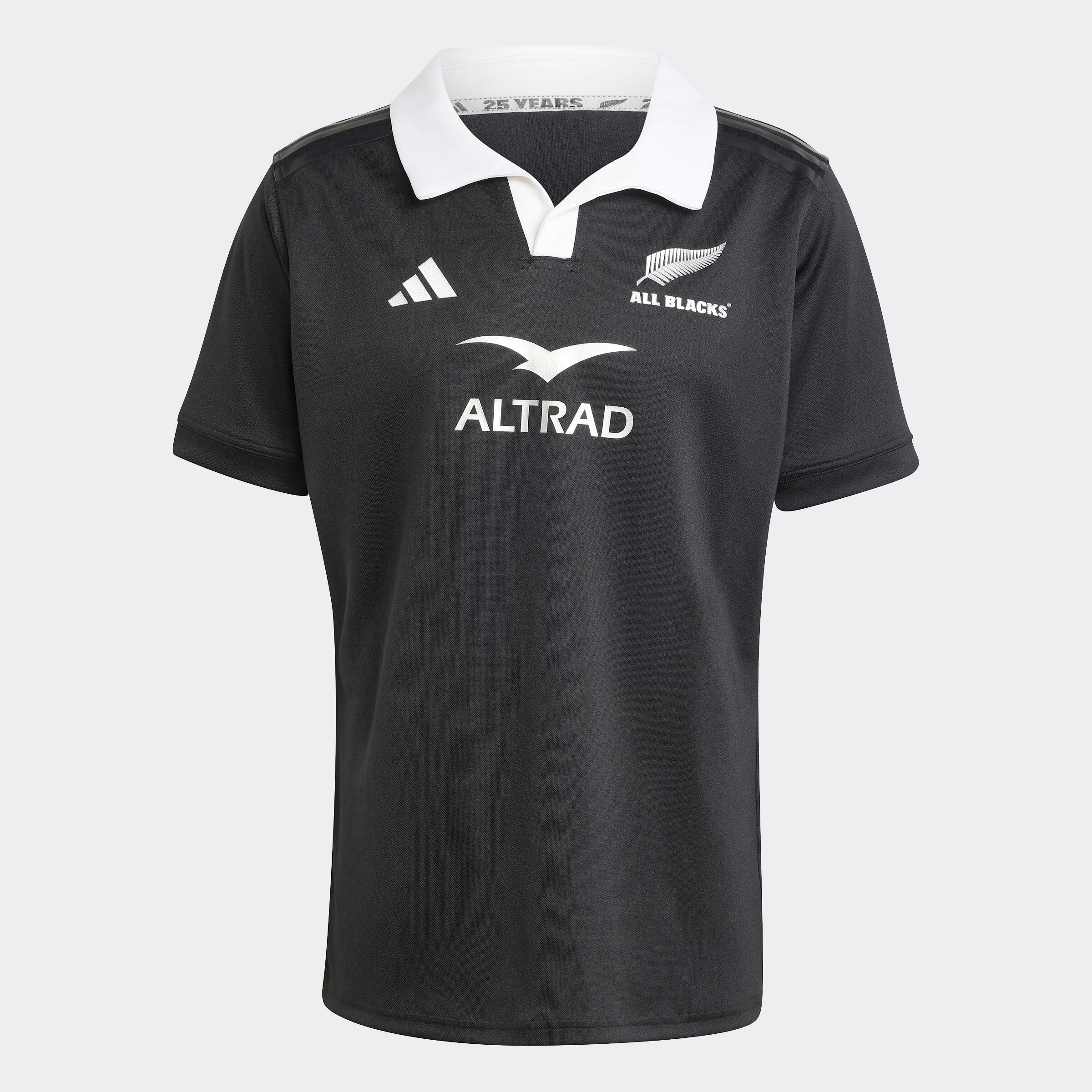 Kids' Rugby Shirt All Blacks Replica New Zealand 2024 Black