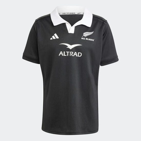 Kinder Rugby Trikot All Blacks Neuseeland 2024 Replica - schwarz