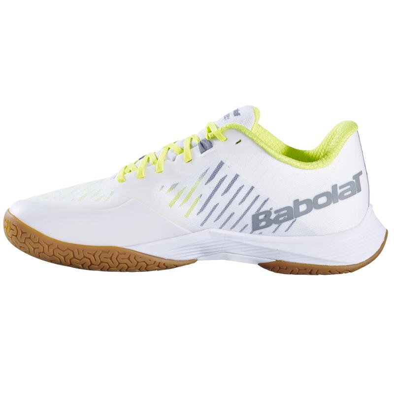 Badmintonschoenen voor heren Shadow Tour 5 wit geel