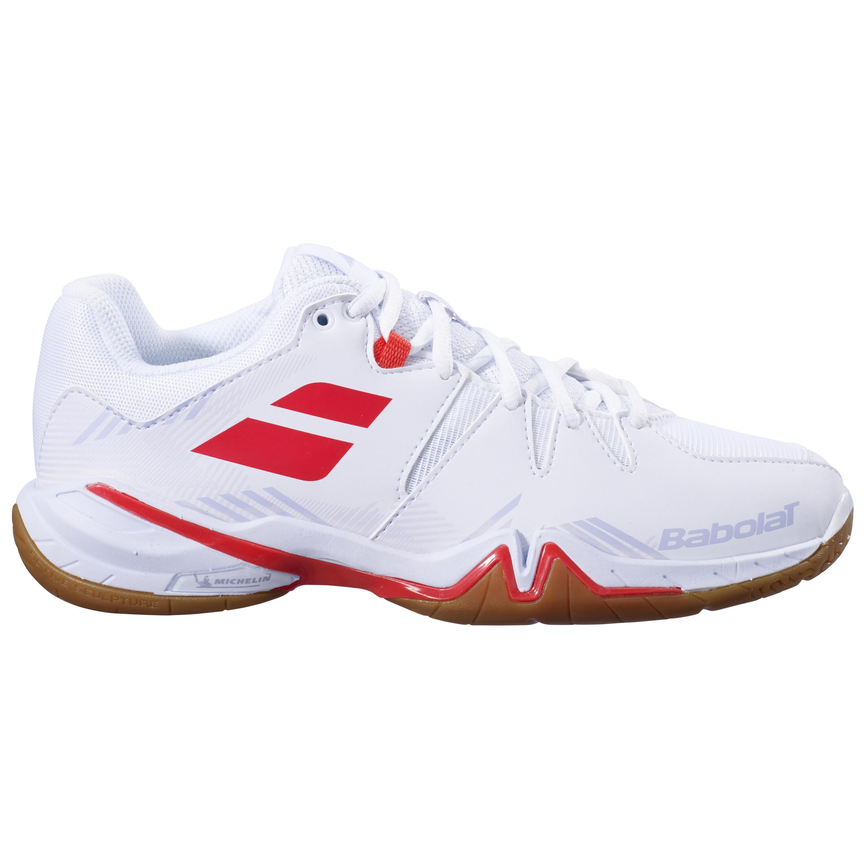 Calçado de badminton mulher - Shadow Spirit branco 5/5