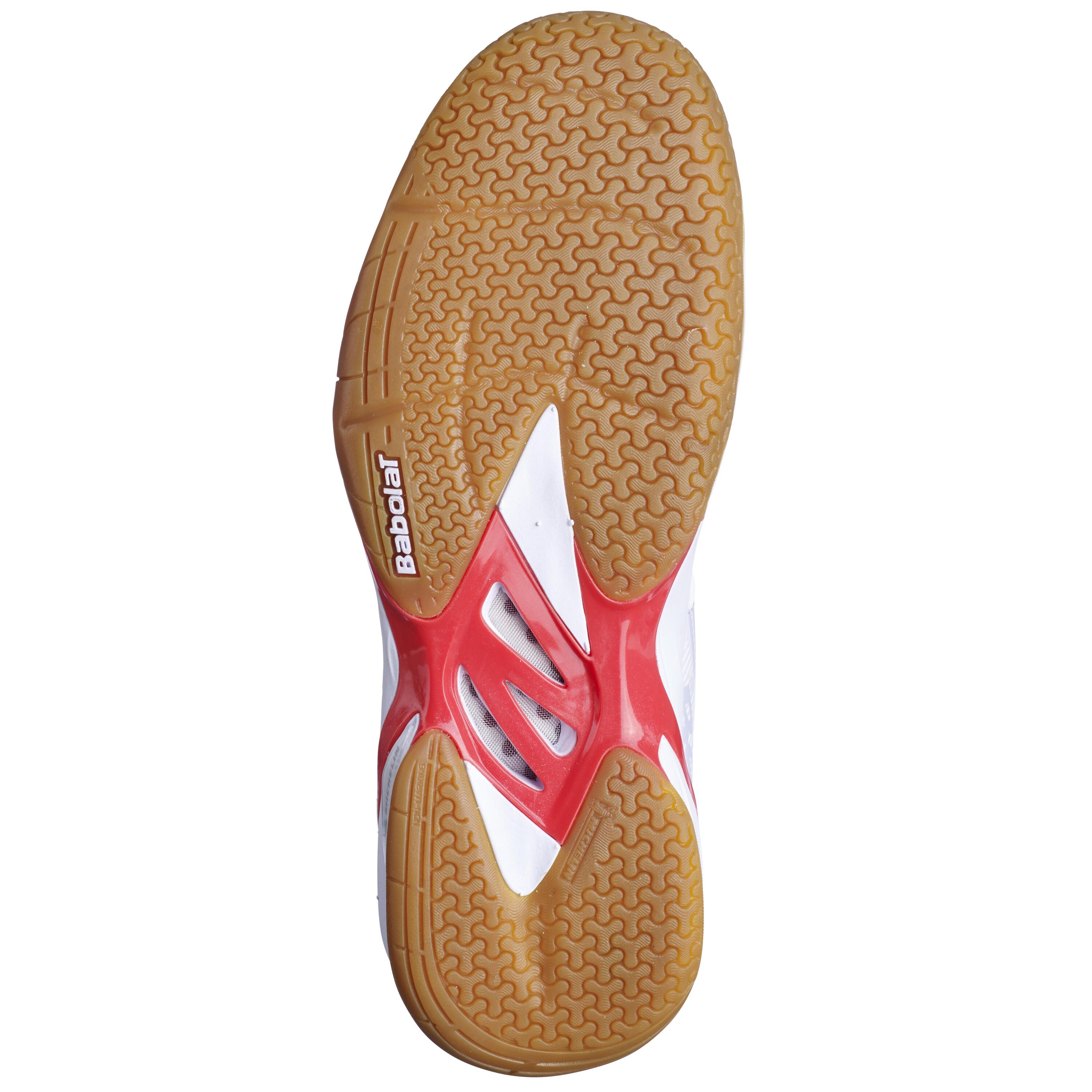 Calçado de badminton mulher - Shadow Spirit branco 3/5