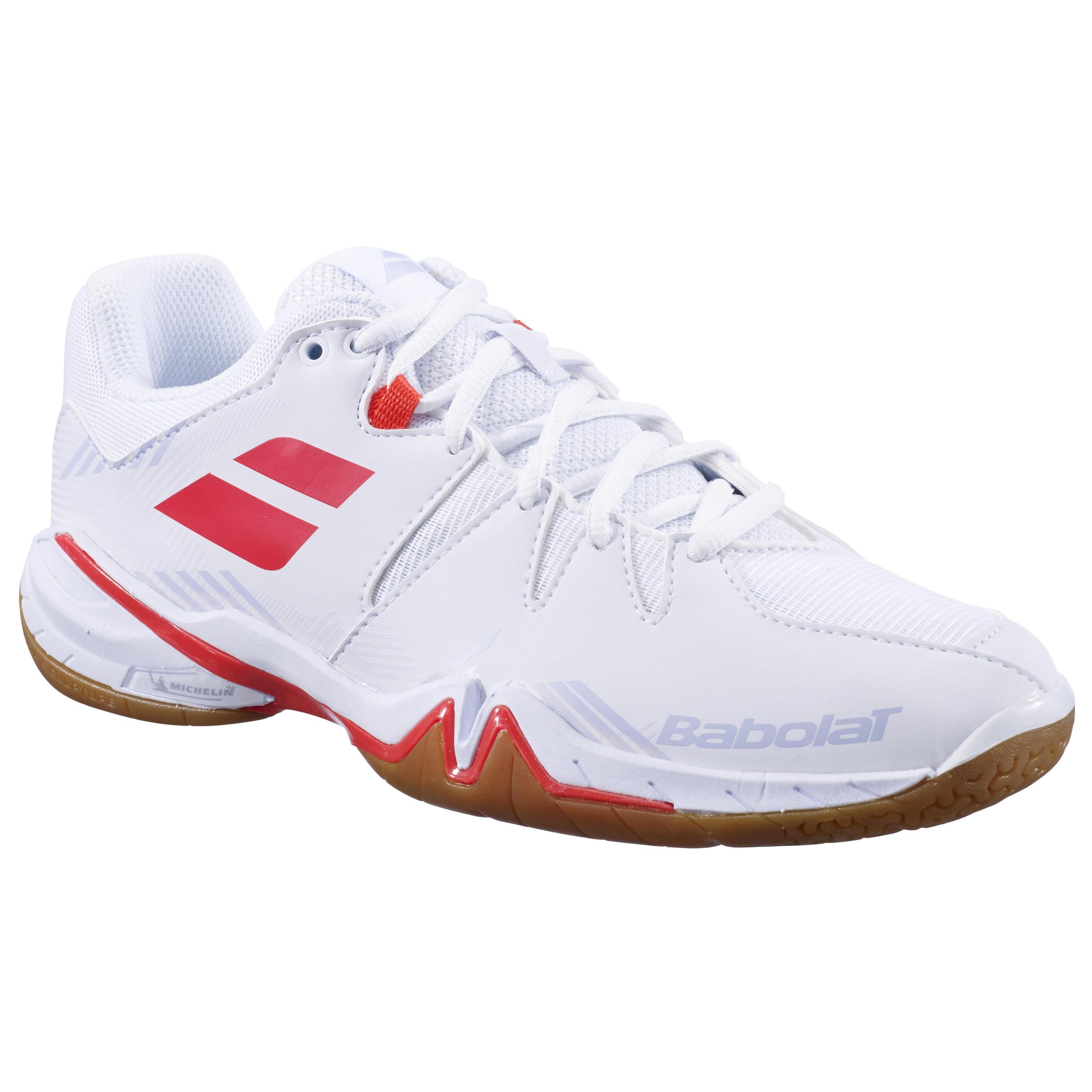 Calçado de badminton mulher - Shadow Spirit branco 1/5