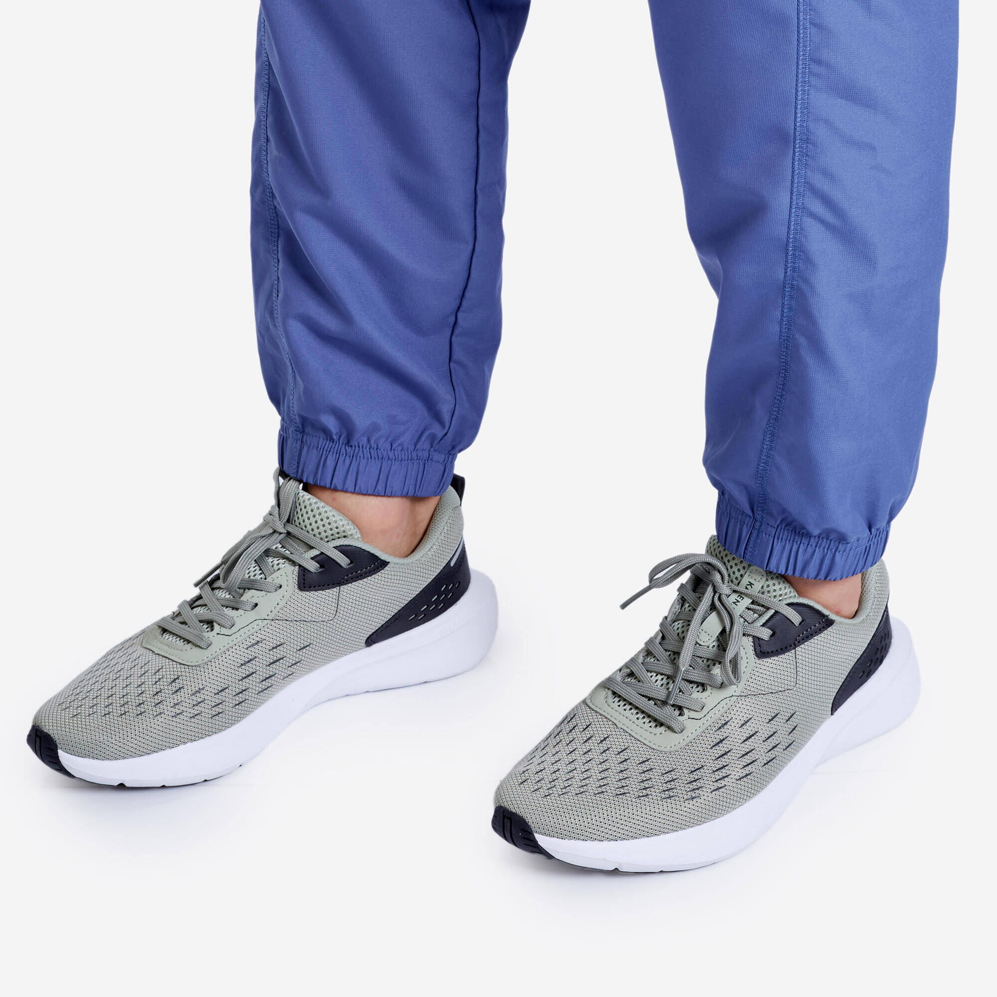 Men Gym Trackpants Slim Fit Jogger Style, Breathable, Quick Dry - Asphalt Blue -  3
