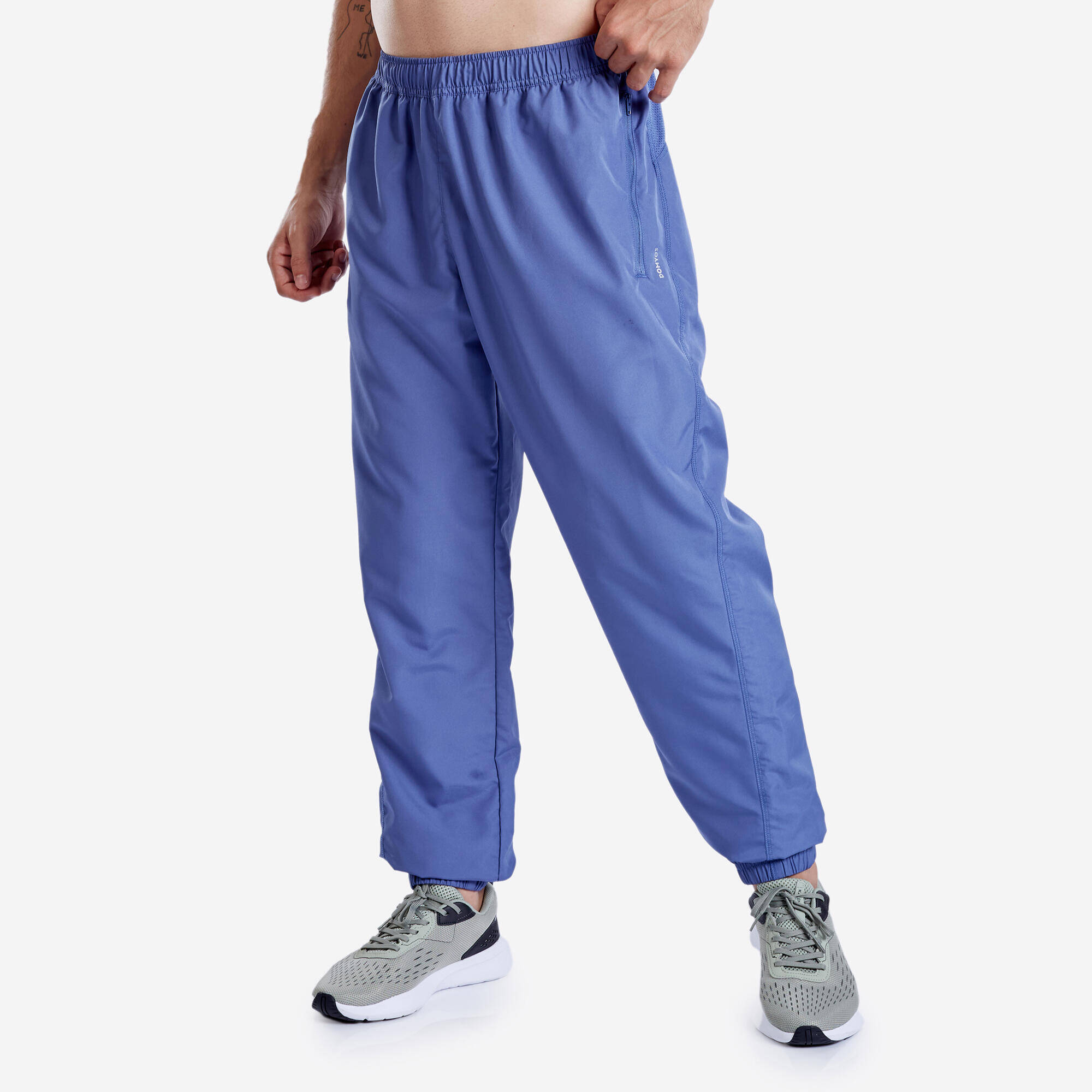 Men Gym Trackpants Slim Fit Jogger Style, Breathable, Quick Dry - Asphalt Blue -  2