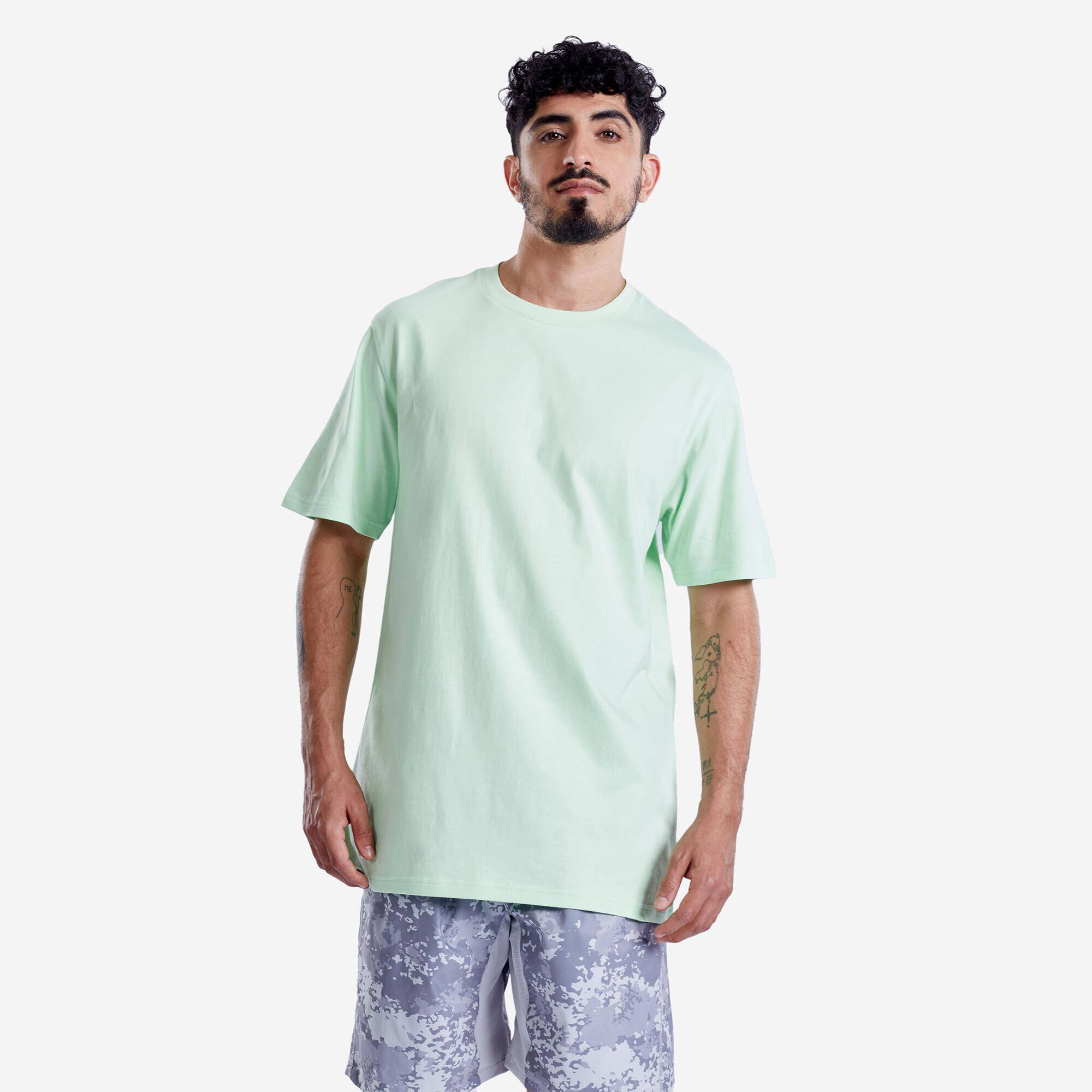 Men's Regular-Fit Fitness T-Shirt - Green -  1