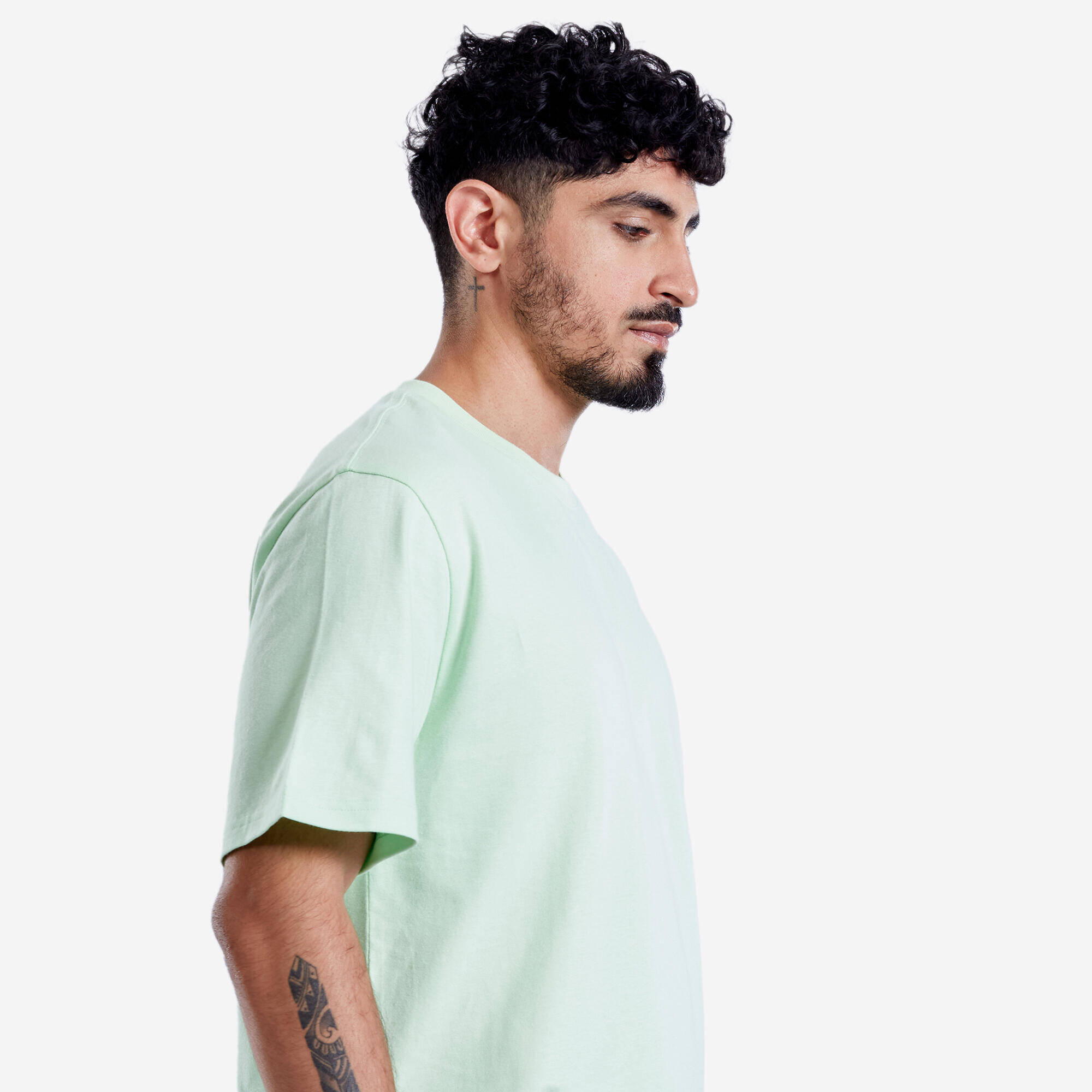 Men's Regular-Fit Fitness T-Shirt - Green -  4