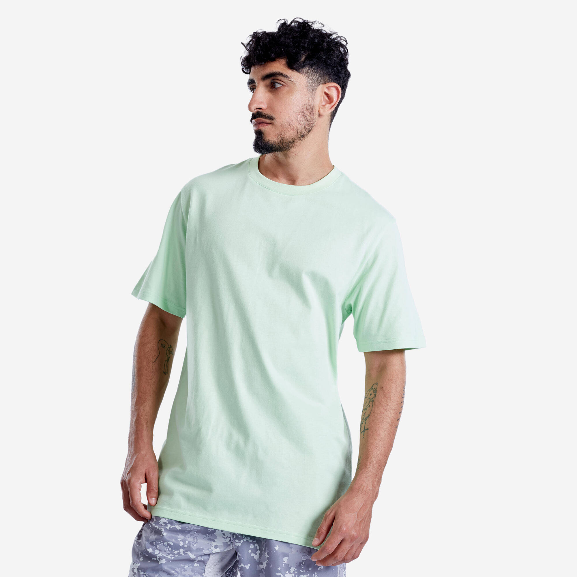 Men's Regular-Fit Fitness T-Shirt - Green -  2