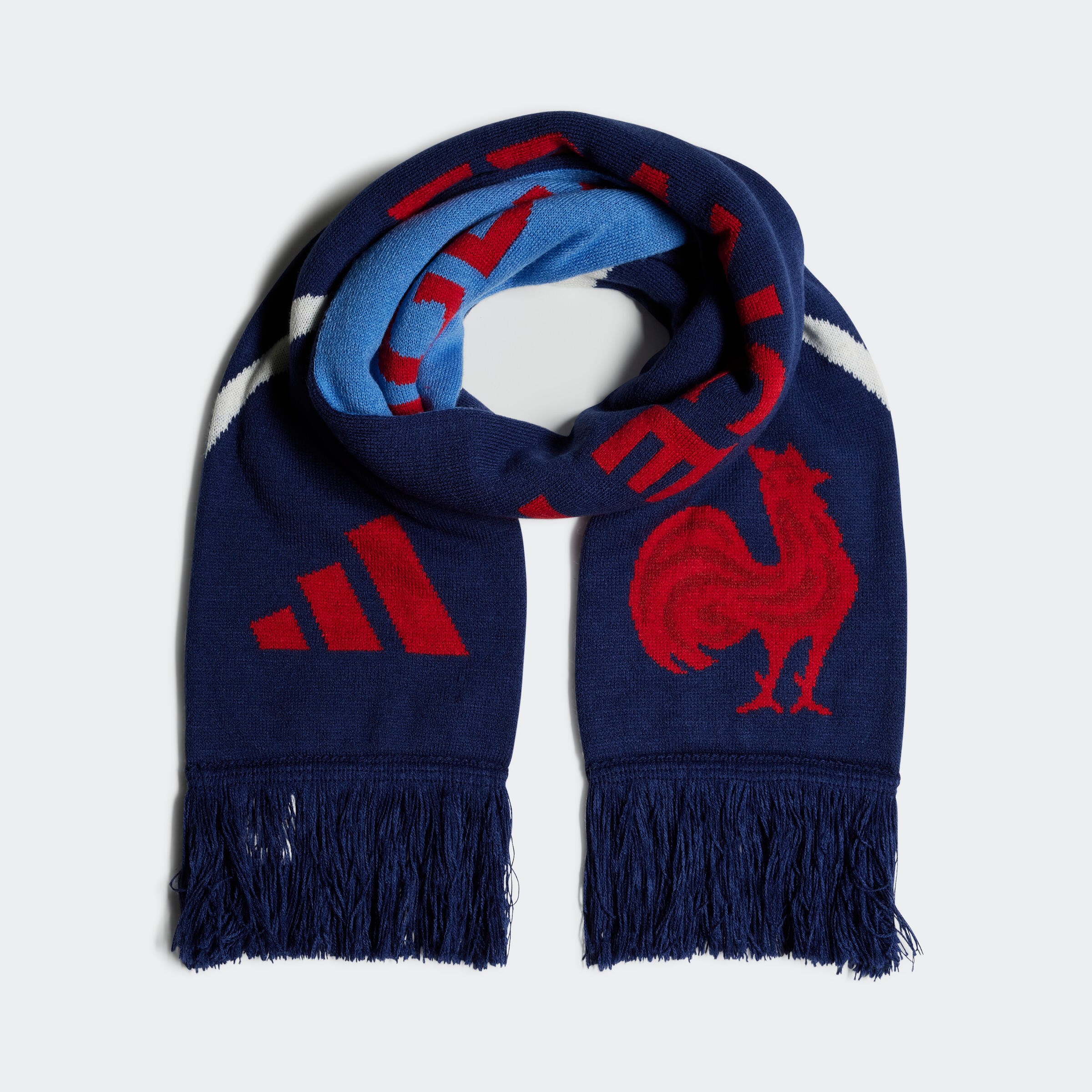 Echarpe de supporter france rugby FFR écharpe ADIDAS