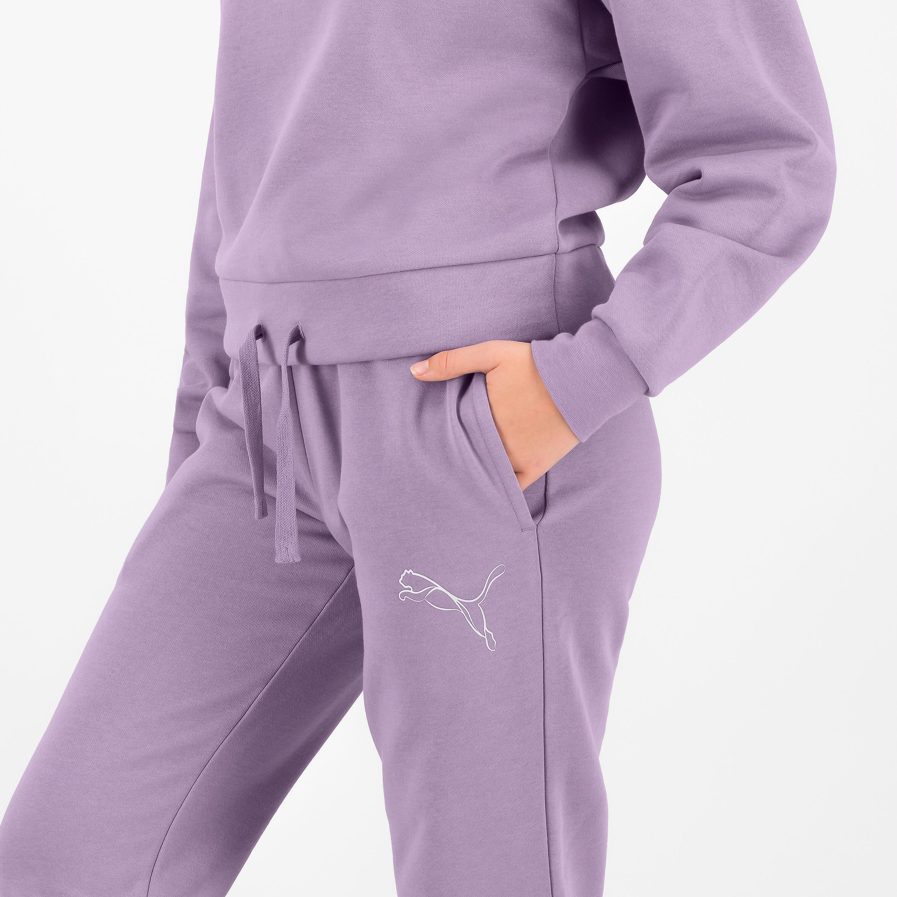 Joggingbroek voor dames Puma lavendel 3/7