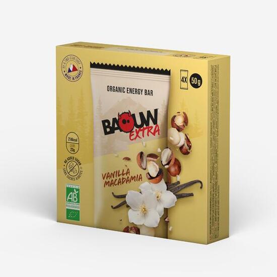 Barres énergétiques bio extra vanille macadamia x4