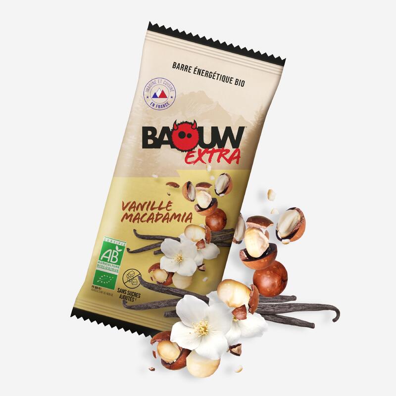 Barres énergétiques bio extra vanille macadamia x4