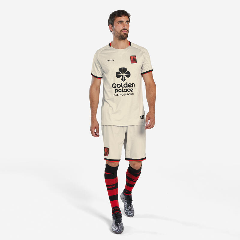 MAILLOT DE FOOTBALL RWD MOLENBEEK 3EME 24/25 ADULTE BEIGE