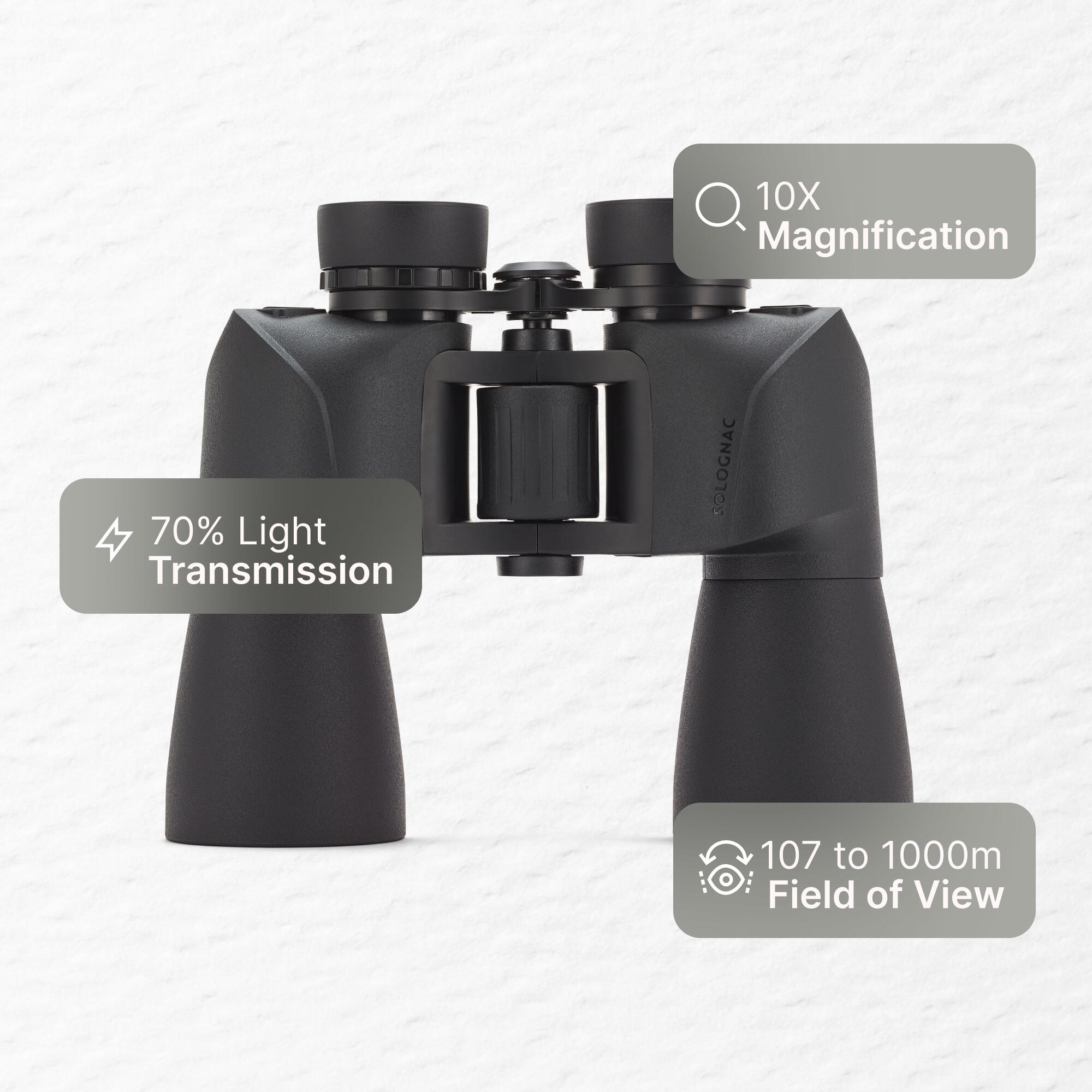 Binoculars Porro 100 10x50 - Black