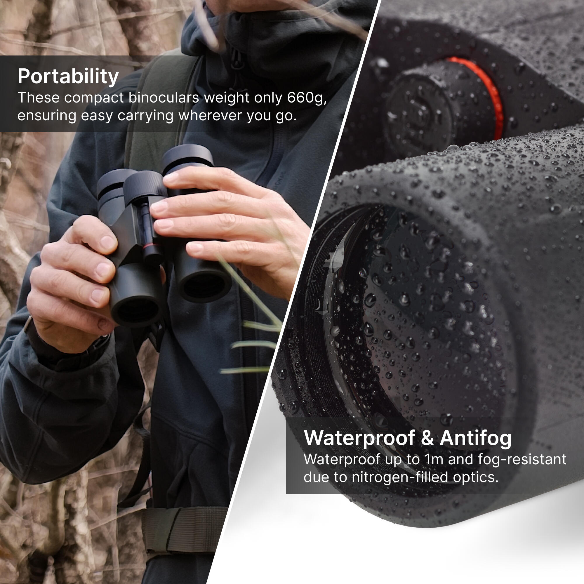 Wildlife Binoculars 100 10x42 Black