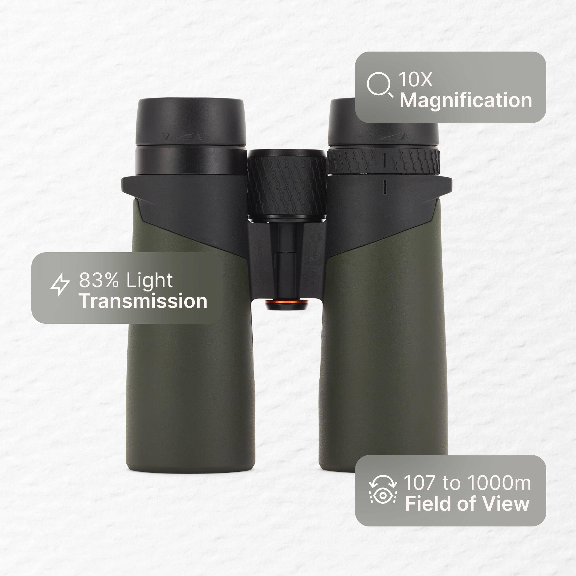 Wildlife Binoculars 900 10x42 Black -  1