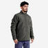 Men Puffer Jacket for Trekking - MT50 Khaki