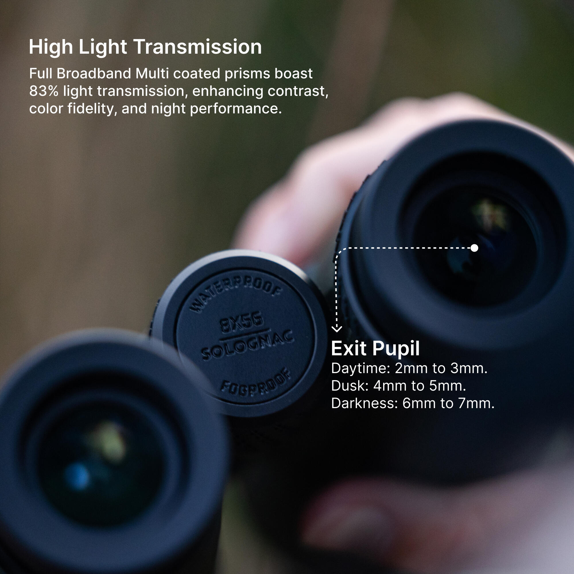 Wildlife Binoculars 900 8x56 - Khaki