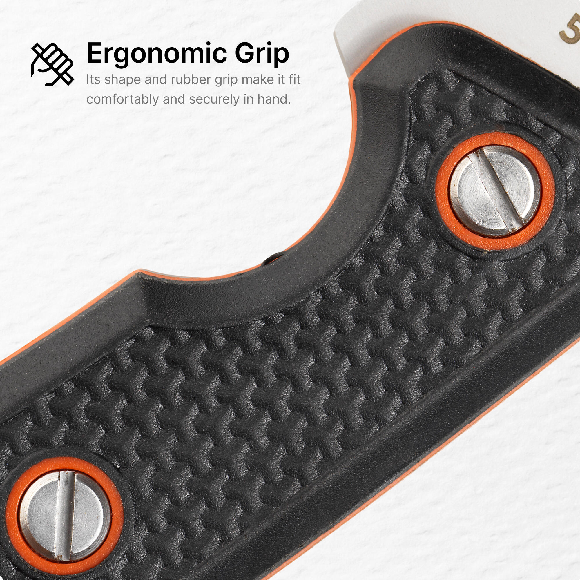 Sika 90 Grip Fixed Knife Black