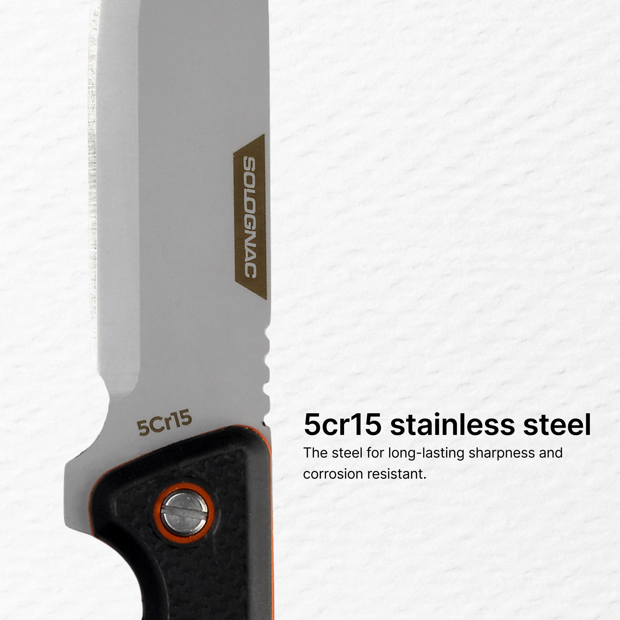 Sika 90 Grip Fixed Knife Black