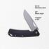 Axis 85 Folding Knife -  Black