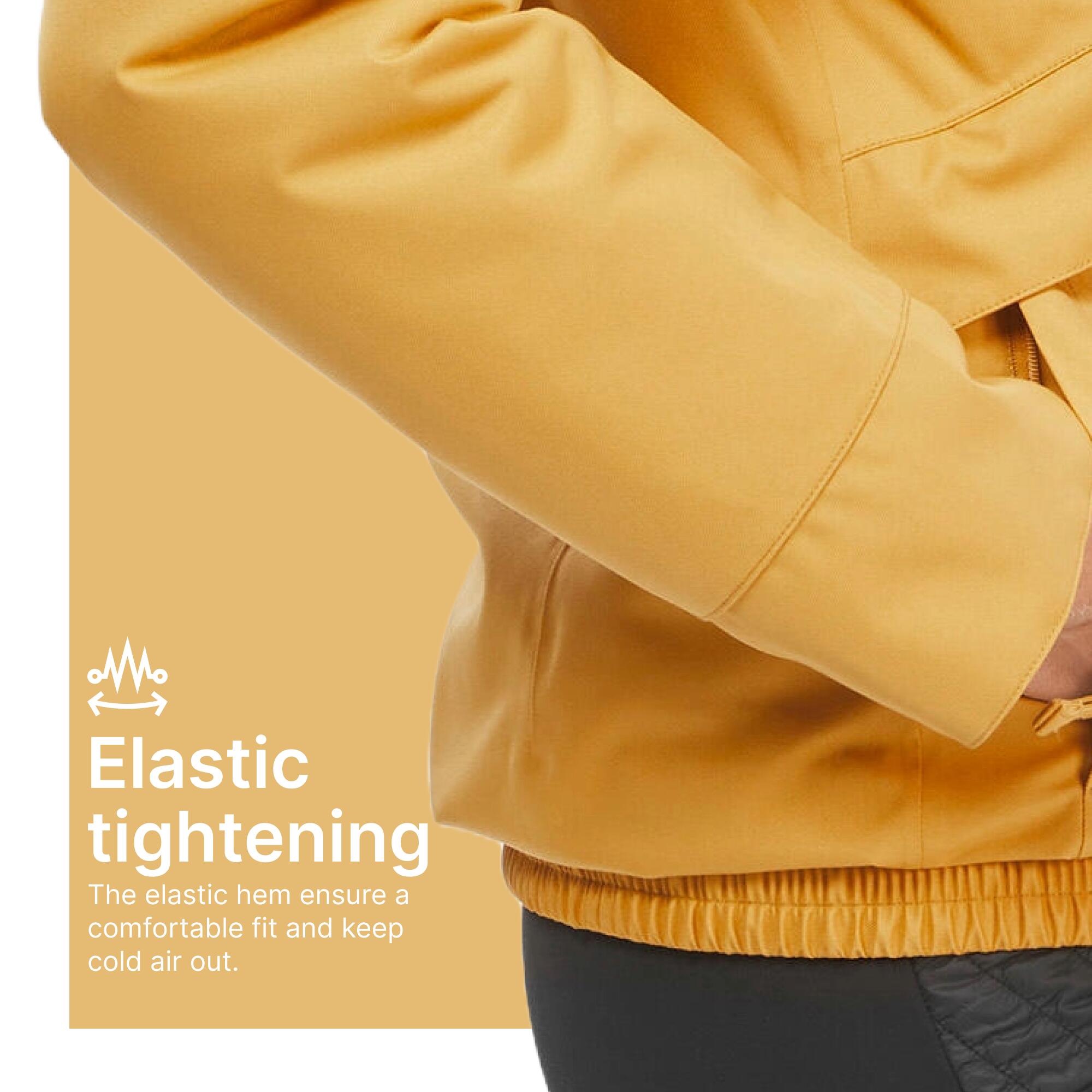 Women’s waterproof winter hiking jacket - SH500 -8°C