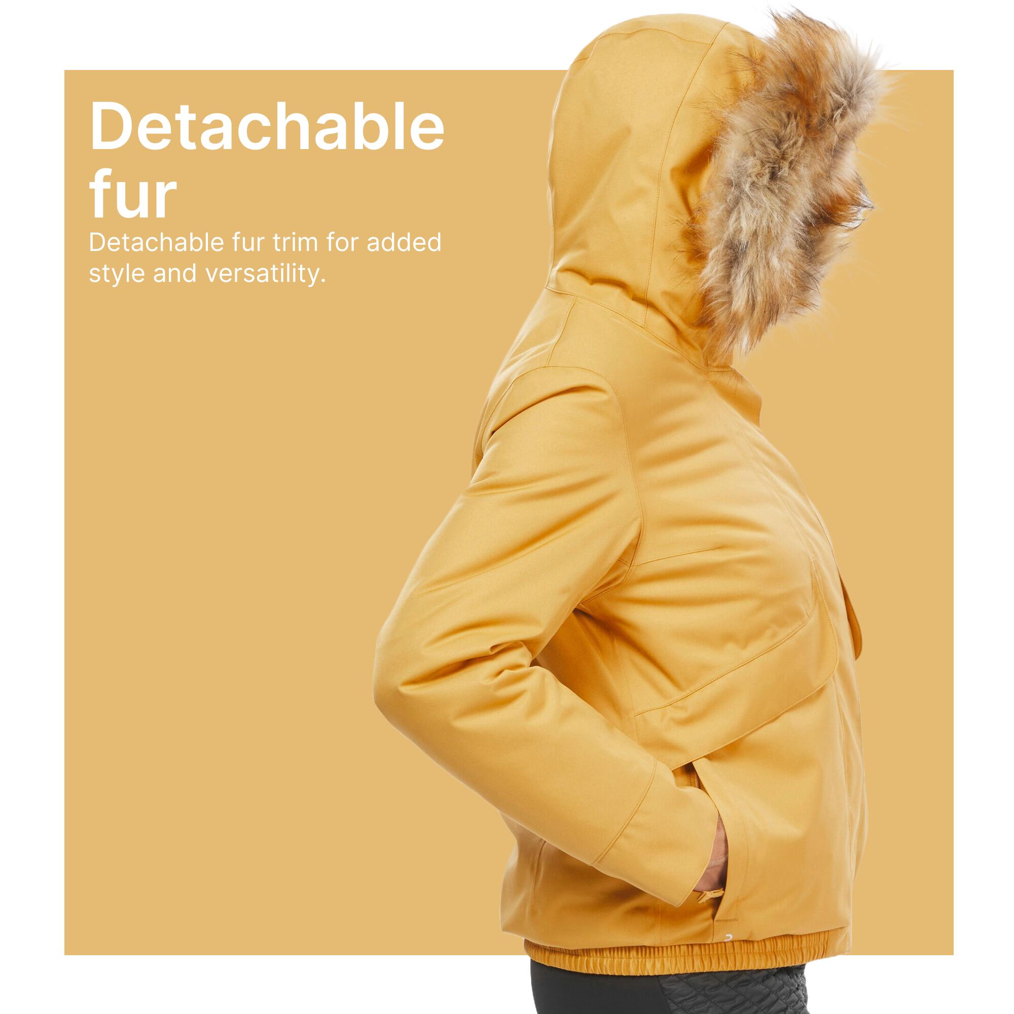 Women’s waterproof winter hiking jacket - SH500 -8°C